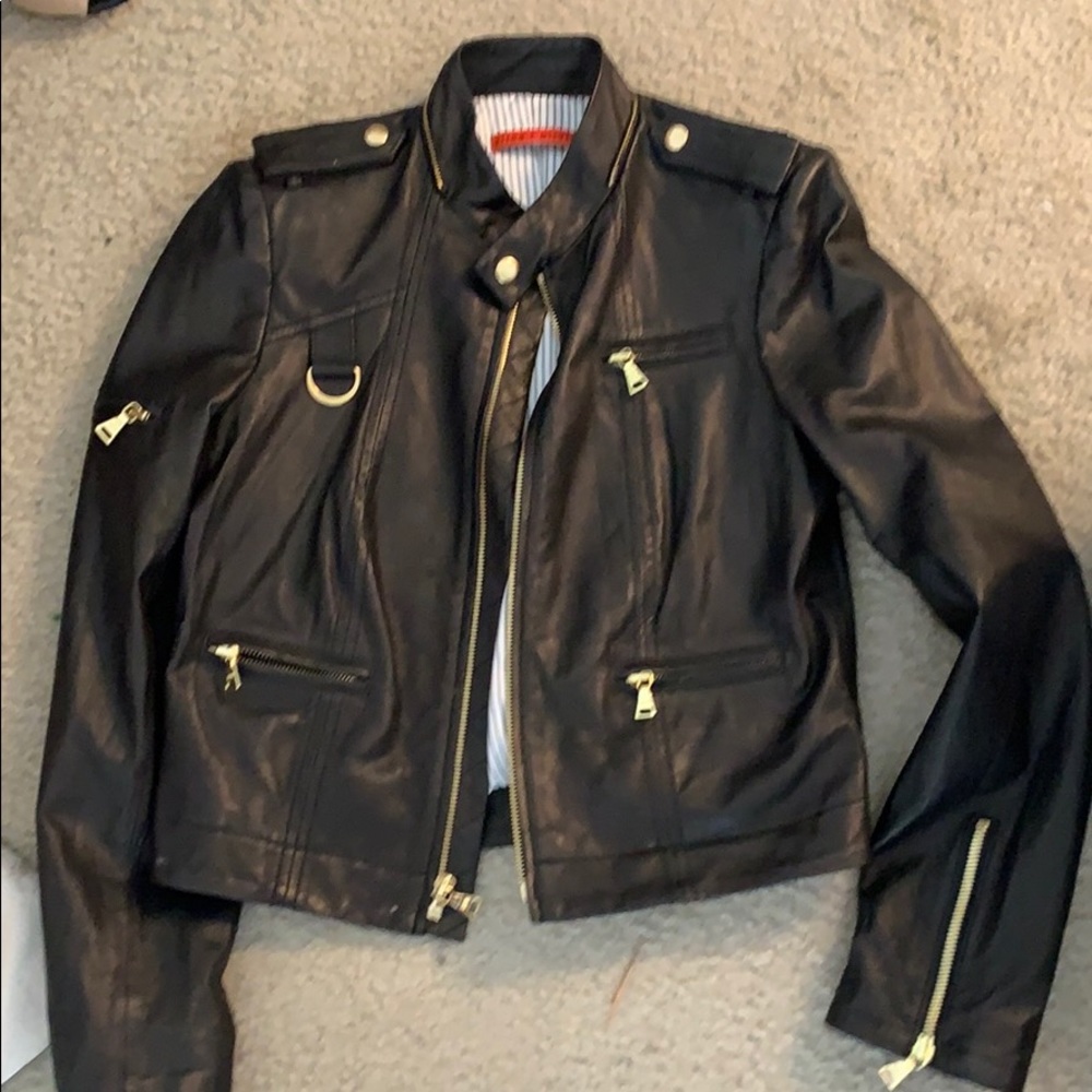 Alice + Olivia Leather jacket